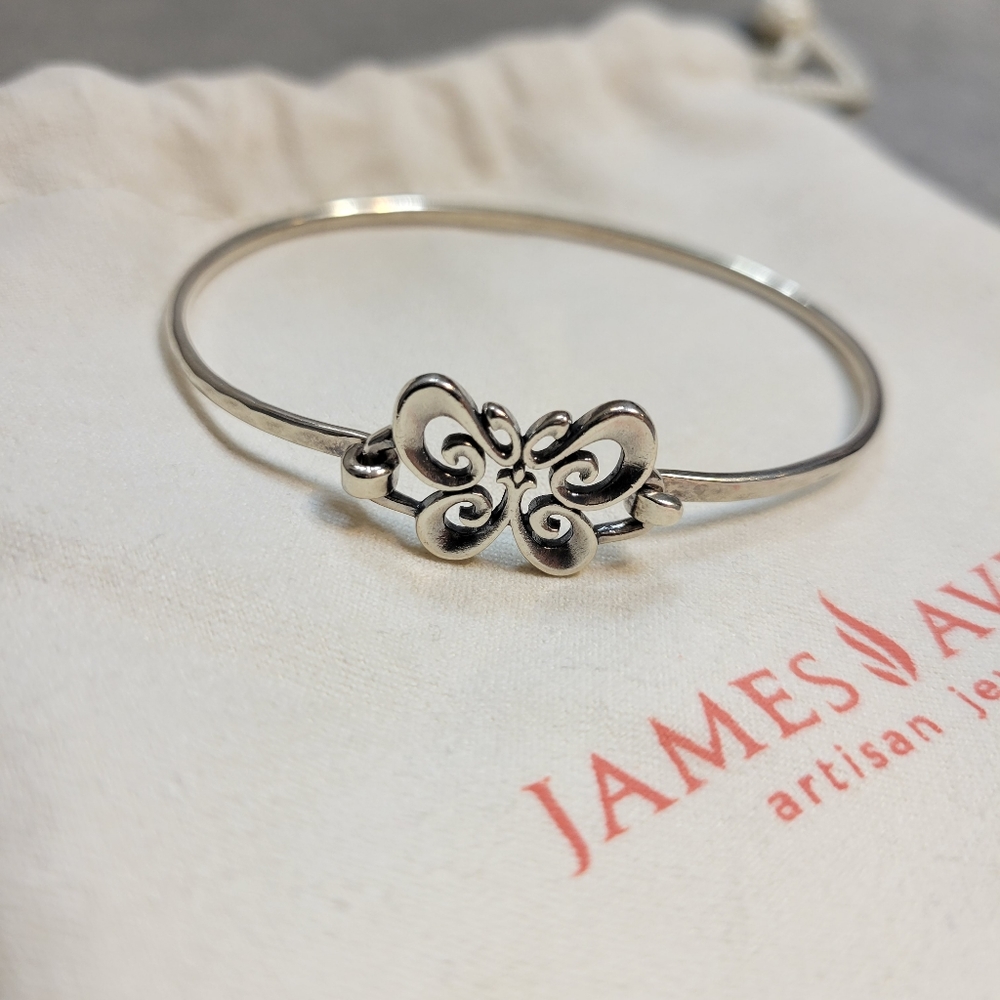 James Avery Butterfly Hook on Bracelet